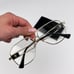 Versace VE1287 1443 BRAND NEW Eyeglasses Black Gold Metal Pilot Men Unisex
