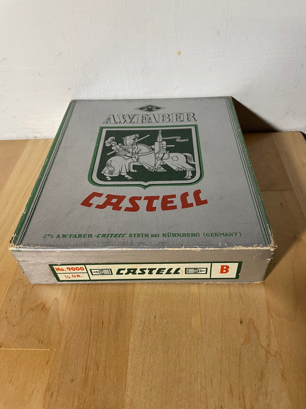 Vintage A.W. Faber Castell Pencils WITH TINS . NEW OLD STOCK . EXCELLENT .