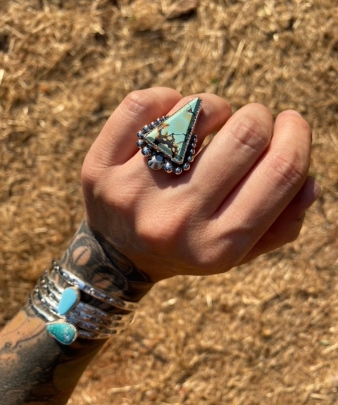 NEW RADI-CAL GIRAFFE LUNA RING SIZE 6