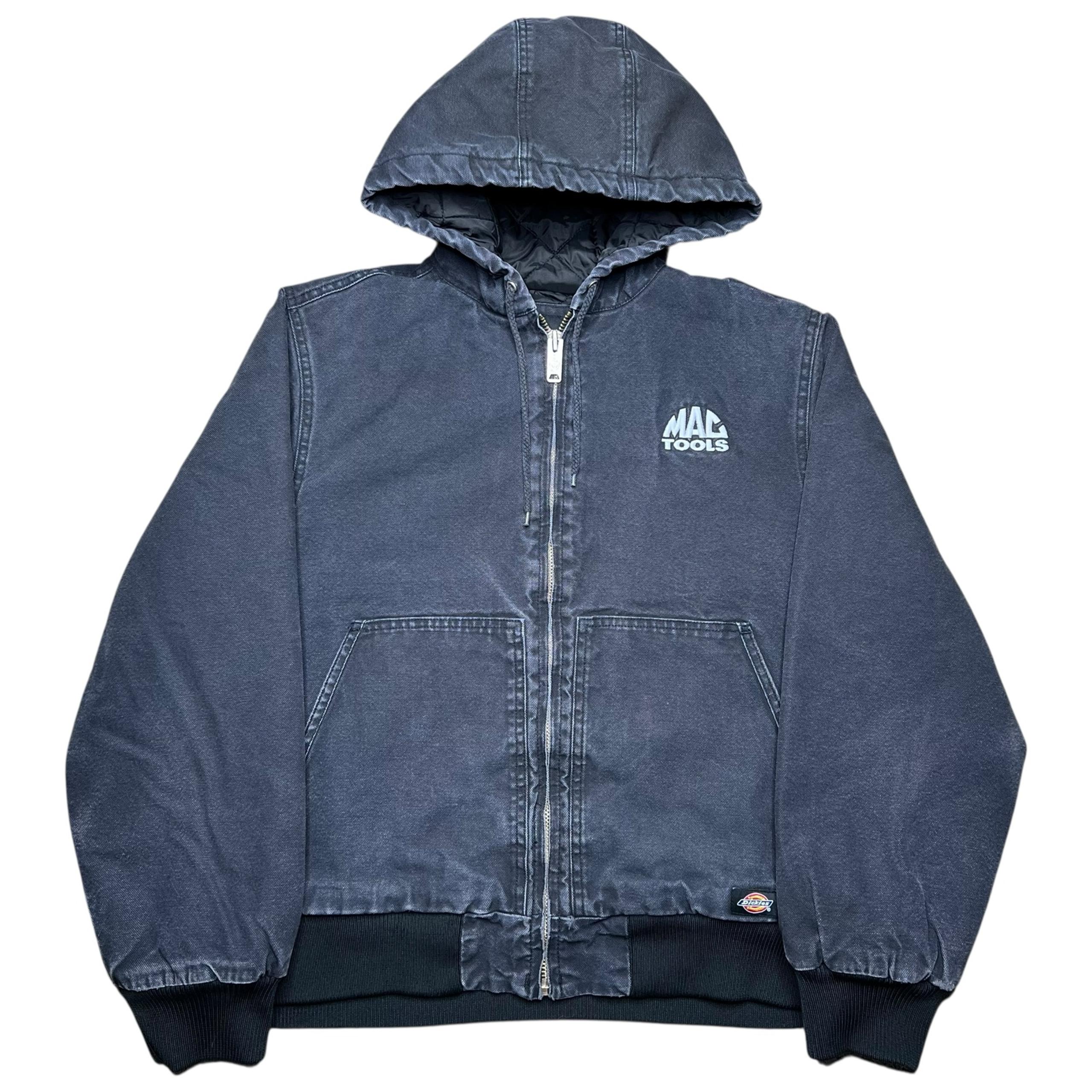 Vintage 2000s Mac Tools Embroidered Dickies Zip Up Canvas Workwear Jacket