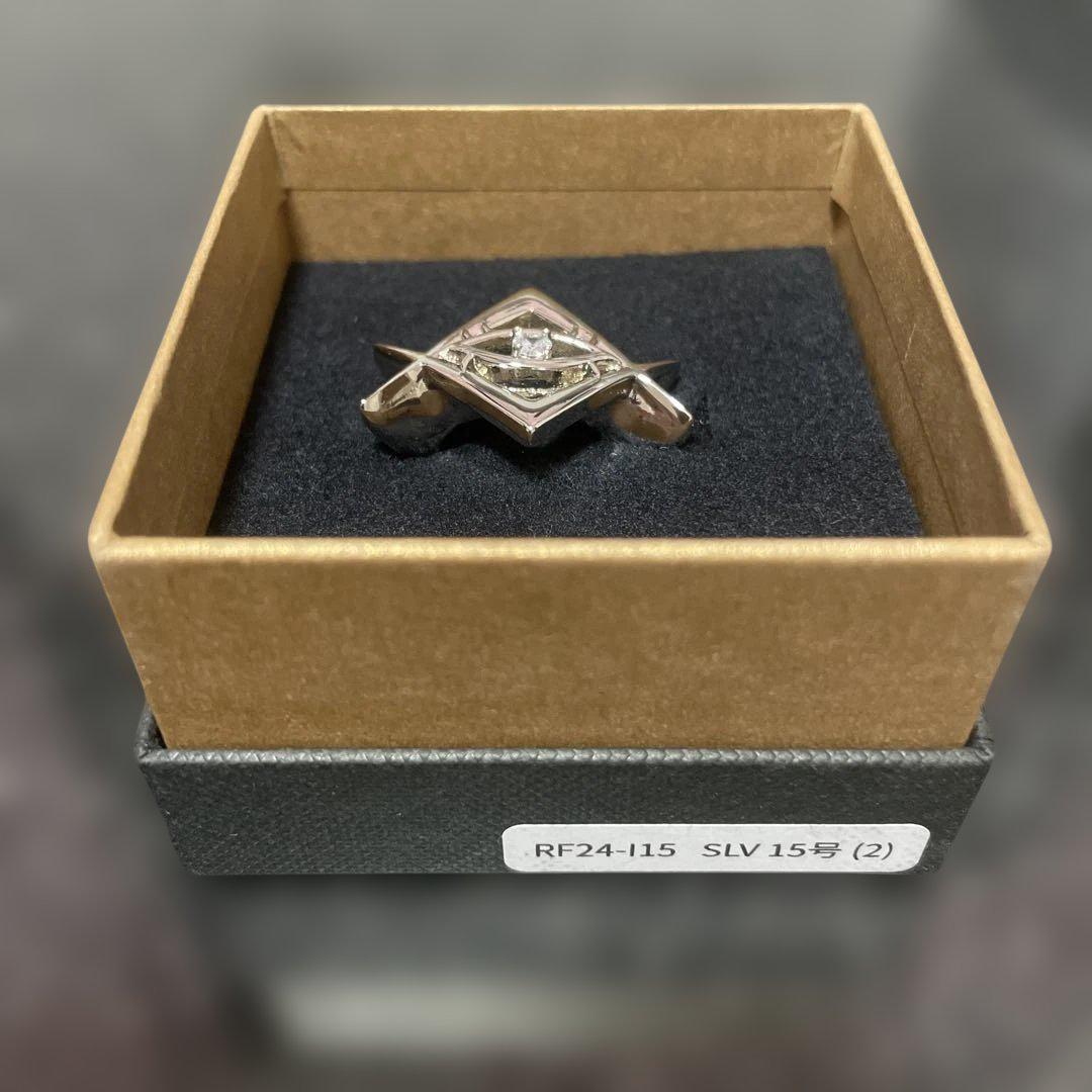 【ギフ_包装】 ♥️REFLEM Unisex 15, Size Ring, Silver RF24-115 アクセサリー
