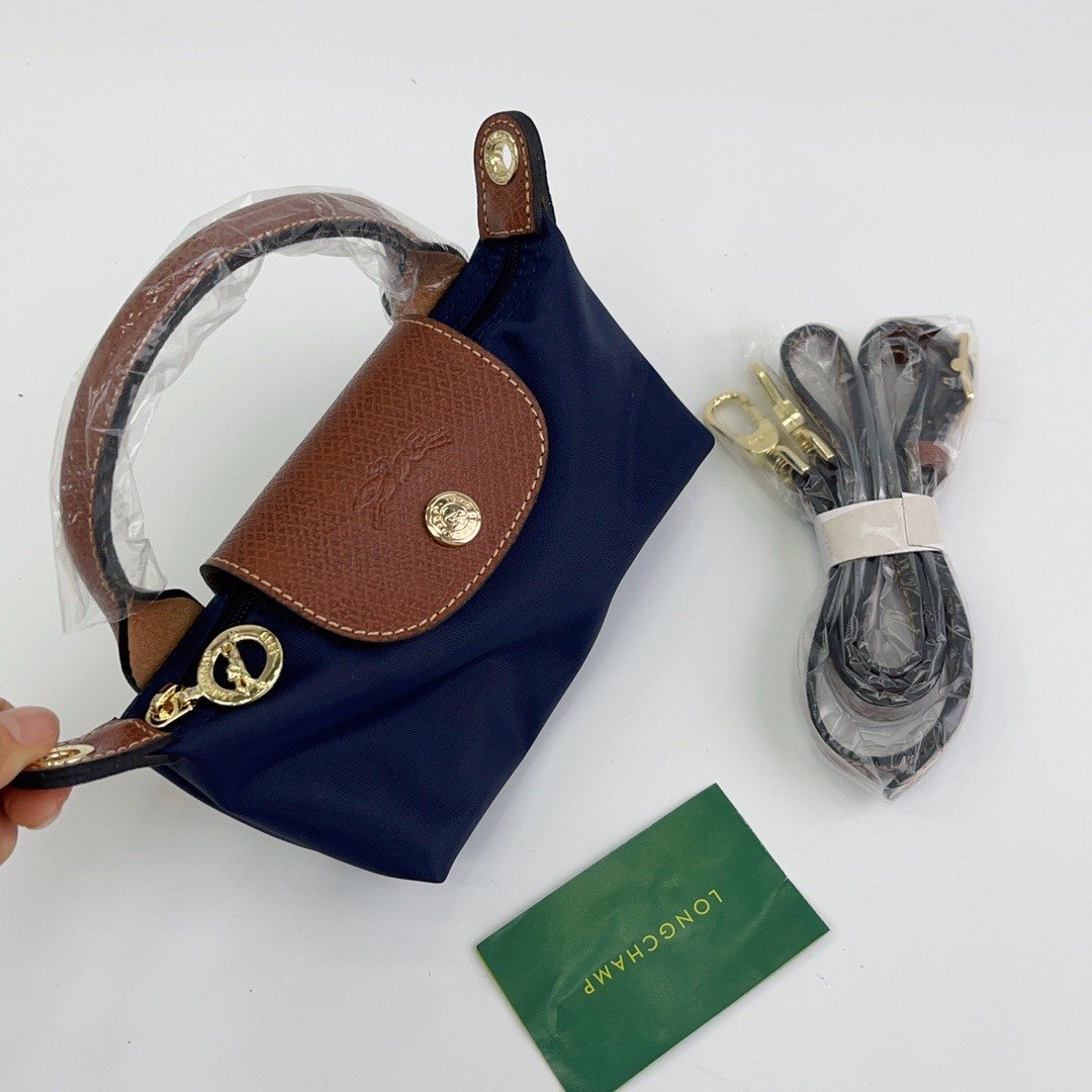 Blue Longchamp bag