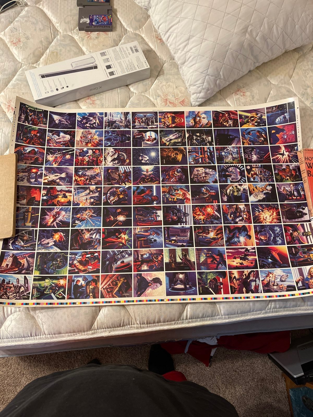 Uncut Topps StarWars Trading Card Set