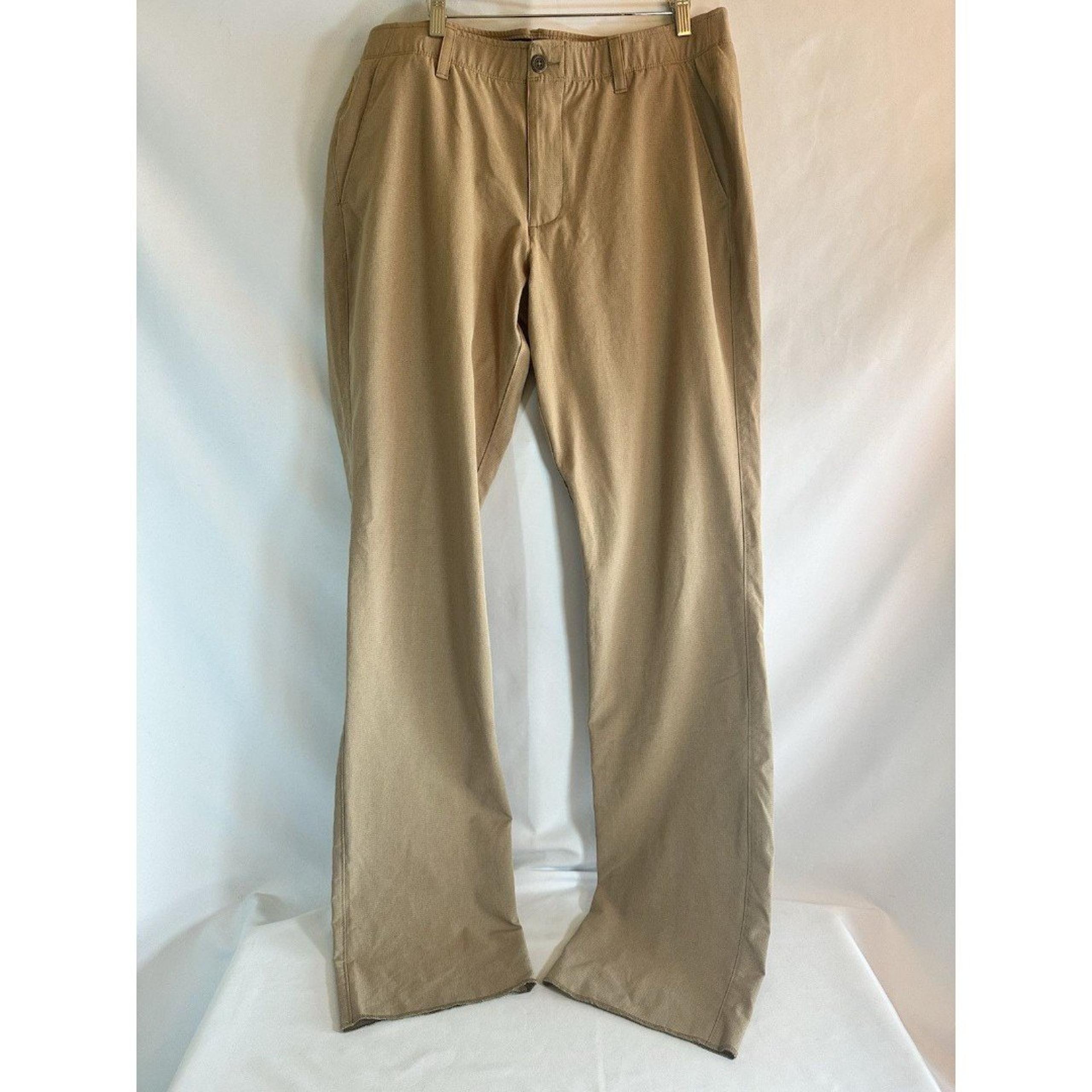 Under Armour Pants Men 38 Hear Gear Loose Fit Unhemmed Casual New Lightweight
