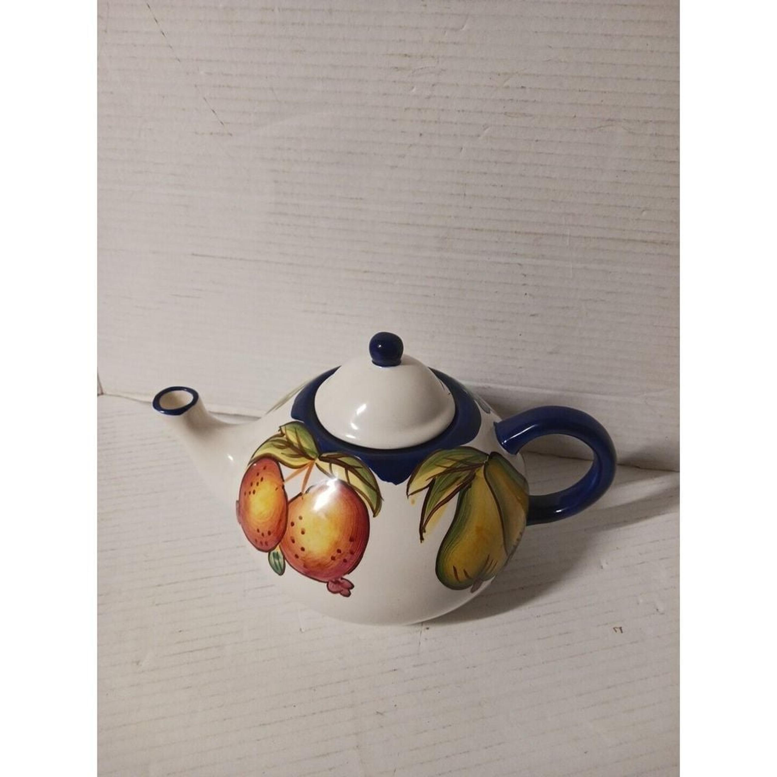 BIA Cordon Bleu Tea Pot Withfruit Design - Bia Cordon Blue