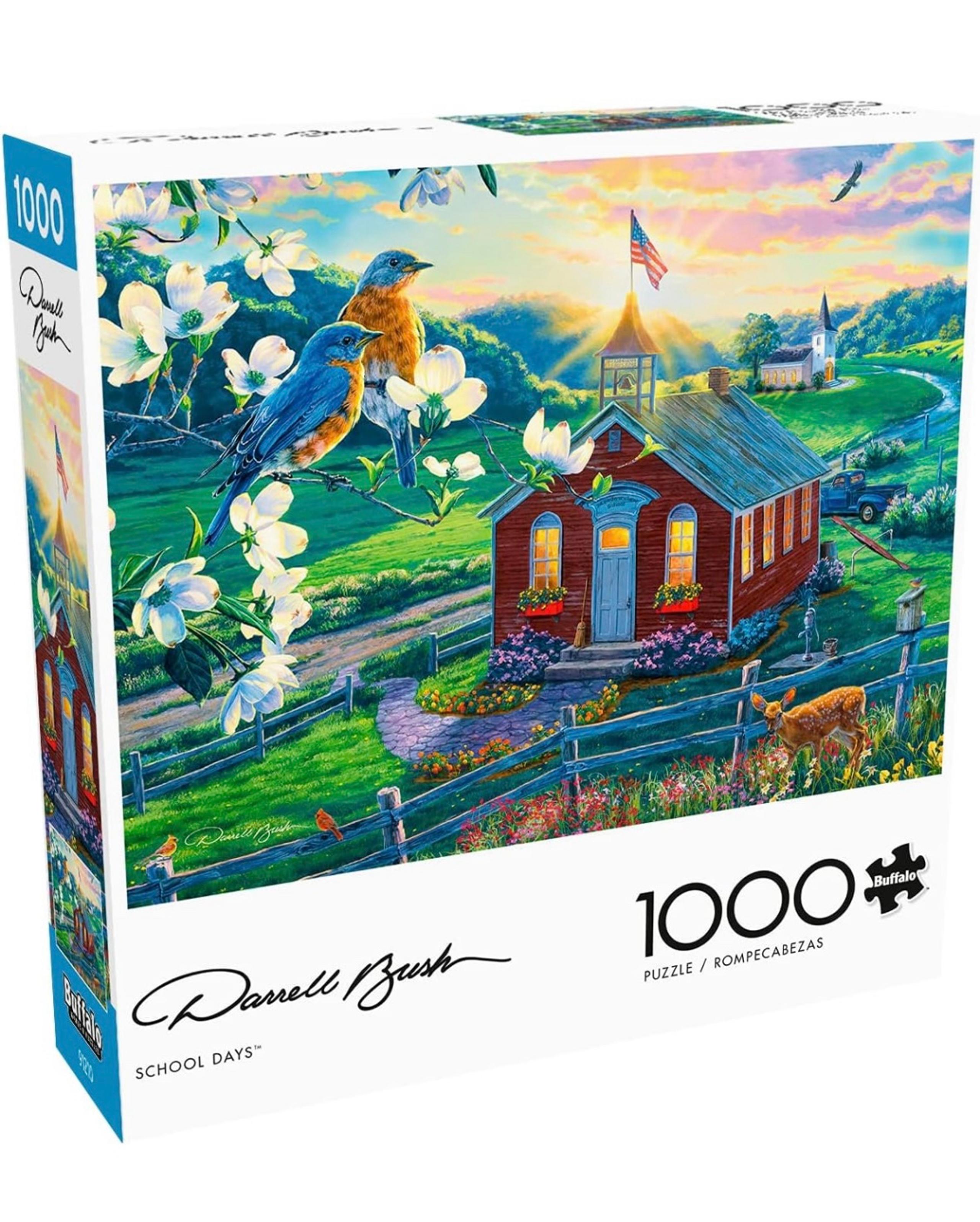 Buffalo Games - Darrell Bush - School Days - 1000 Piece Jigsaw Puzzle
