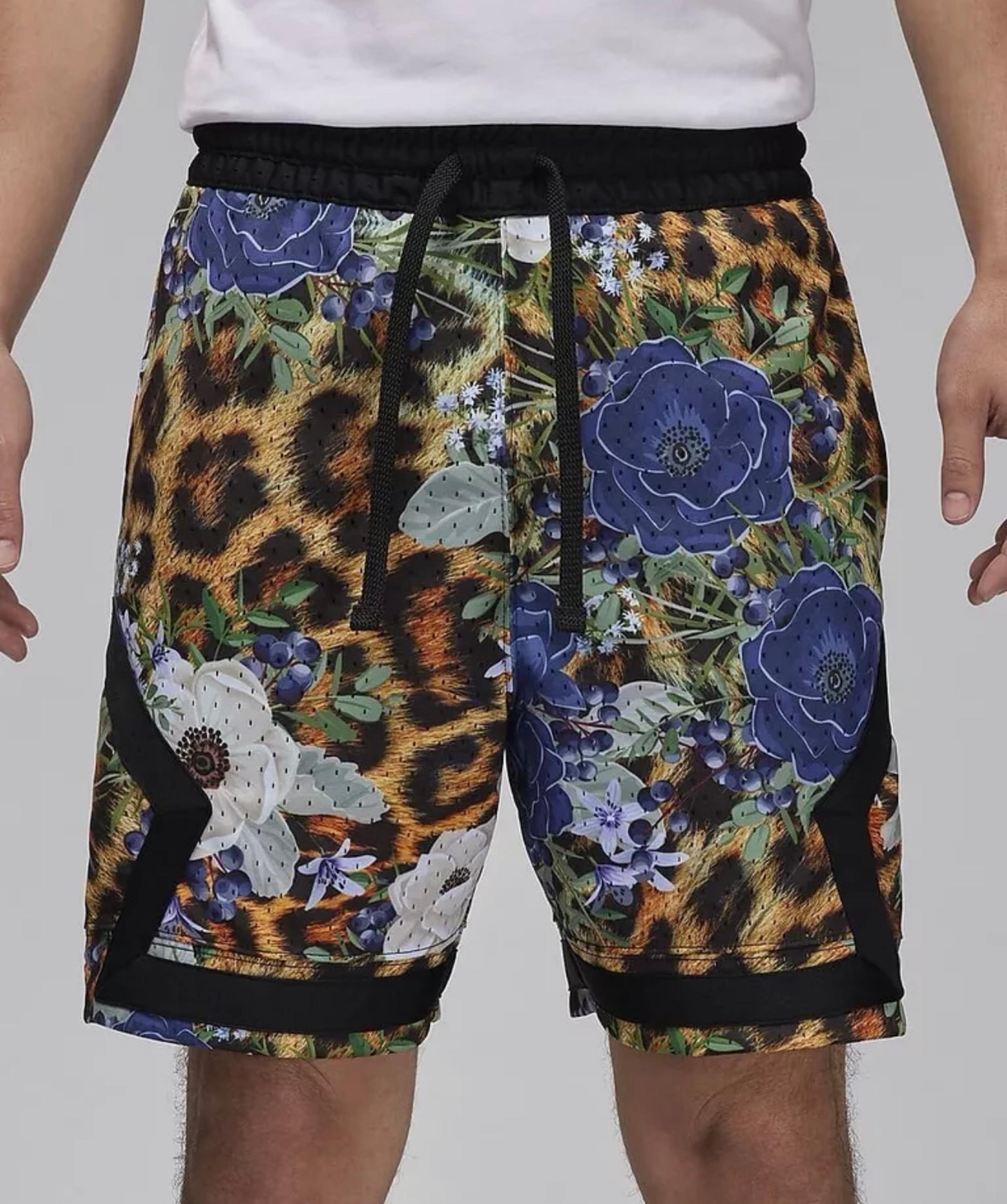 NWT Air Jordan Mesh Diamond Shorts Dri Fit Sport Mens Small Floral FQ2945-457