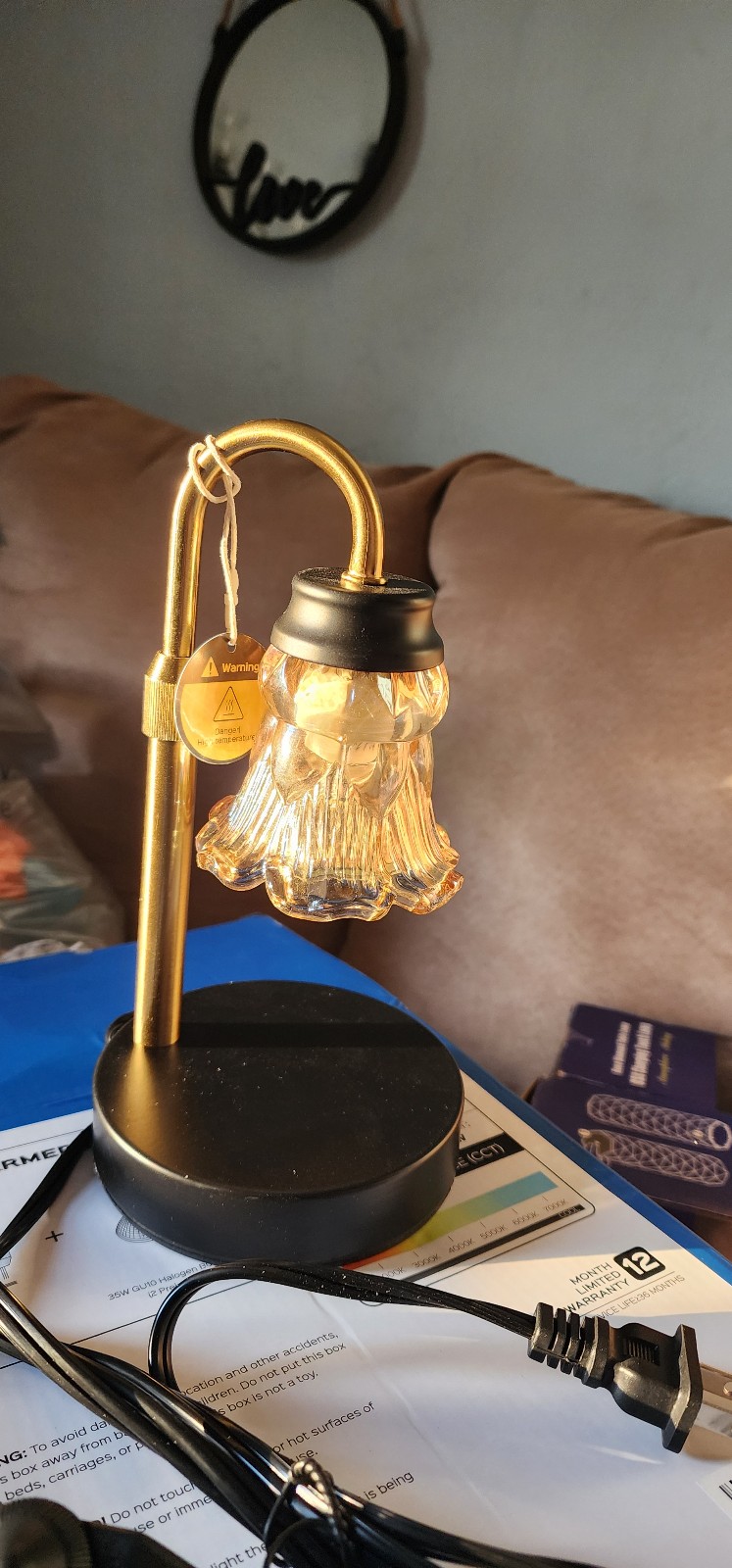 Candle warmer lamps