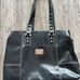 Franklin Covey Black Leather Briefcase Laptop Work Bag