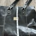 Franklin Covey Black Leather Briefcase Laptop Work Bag