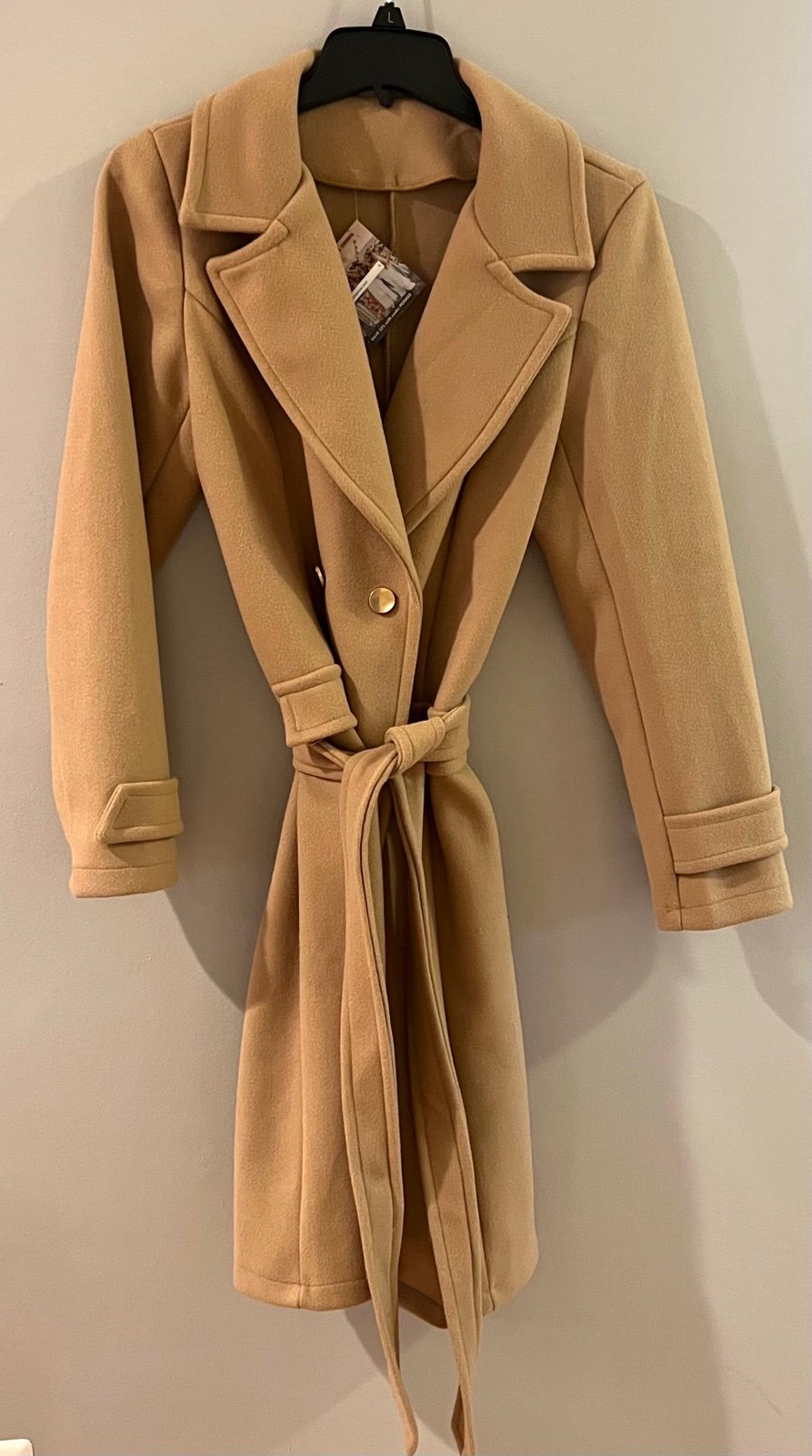 NWT Boho Gypsy Dreamer Tan Trench Coat- Medium