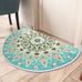 Half Round Indoor Entrance Rug Doormats 36x24 Inches Absorbent Non-Slip