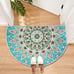 Half Round Indoor Entrance Rug Doormats 36x24 Inches Absorbent Non-Slip