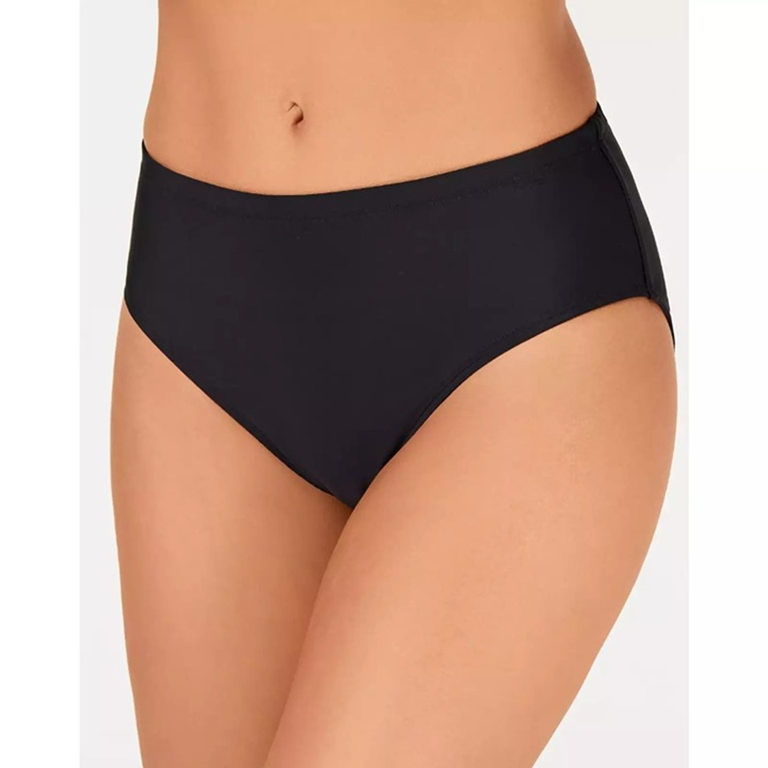 Island Escape Brief Bikini Bottom Black 8