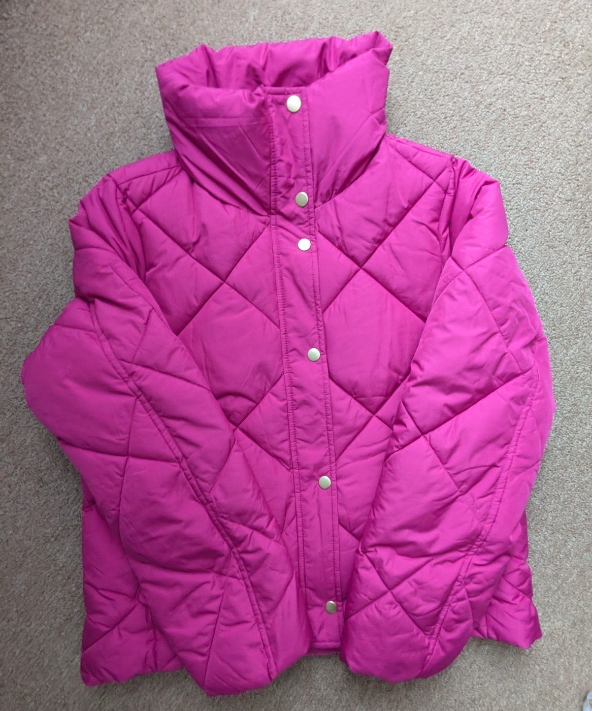 New Talbots Puffer Jacket - Solid XSmall Pink