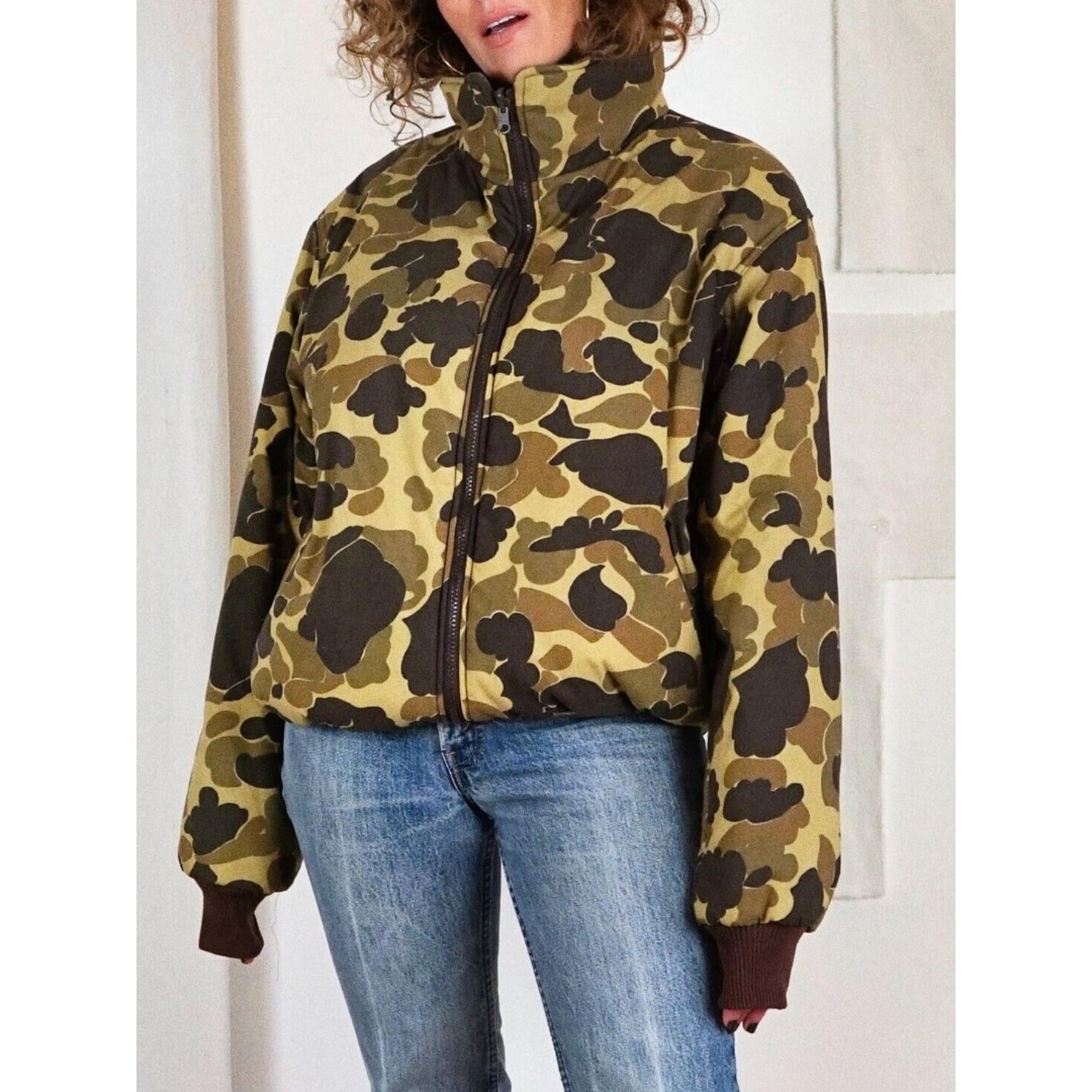 Vintage Remington Reversible Army Bomber Jacket Gore-Tex Thermolite Sz XL