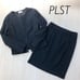 PLST Tweed Jersey Jacket Skirt Suit for Entrance Ceremony and Graduation Ceremony