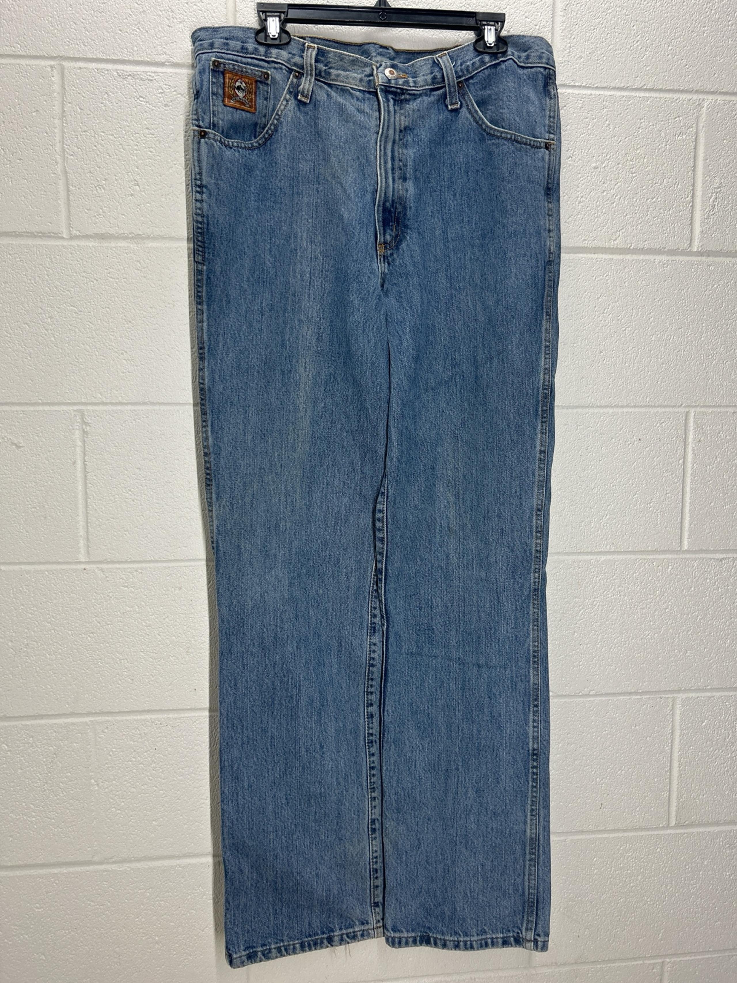 Cinch Men’s Straight Leg Bronze Label Blue Denim Jeans