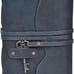 New Vintage Leather Journal 200 Handmade Deckle Edge Pages, Key Closure - Blue