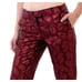 Stella McCartney Womens Red Mid Rise Printed Ankle Length Trouser Pants Size 42