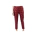 Stella McCartney Womens Red Mid Rise Printed Ankle Length Trouser Pants Size 42
