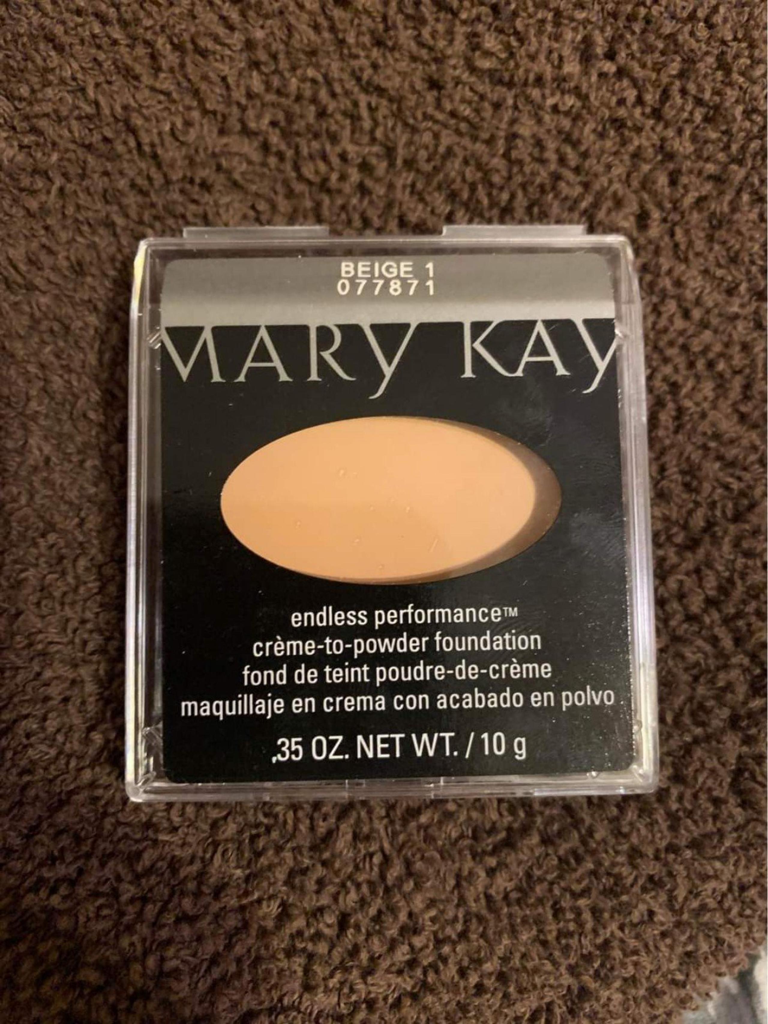 Mary Kay Creme to Powder Foundation Beige 1.