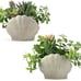 NEW Set of 2 Fake Plants , Assorted Faux Succulents Artificial Plants