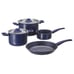 IKEA HEMLAGAD 6-piece Cookware Set, Blue (004.628.78) NEW