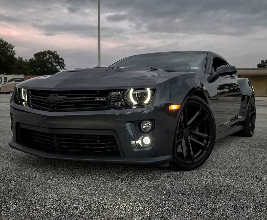 Halo White LED Bottom Fog Lamps Kit for 2012 2013 2014 2015 Chevrolet Camaro ZL1