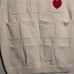 KONTEND knitted vestChic Cream Sleeveless Sweater with Red Heart size large