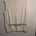 KONTEND knitted vestChic Cream Sleeveless Sweater with Red Heart size large
