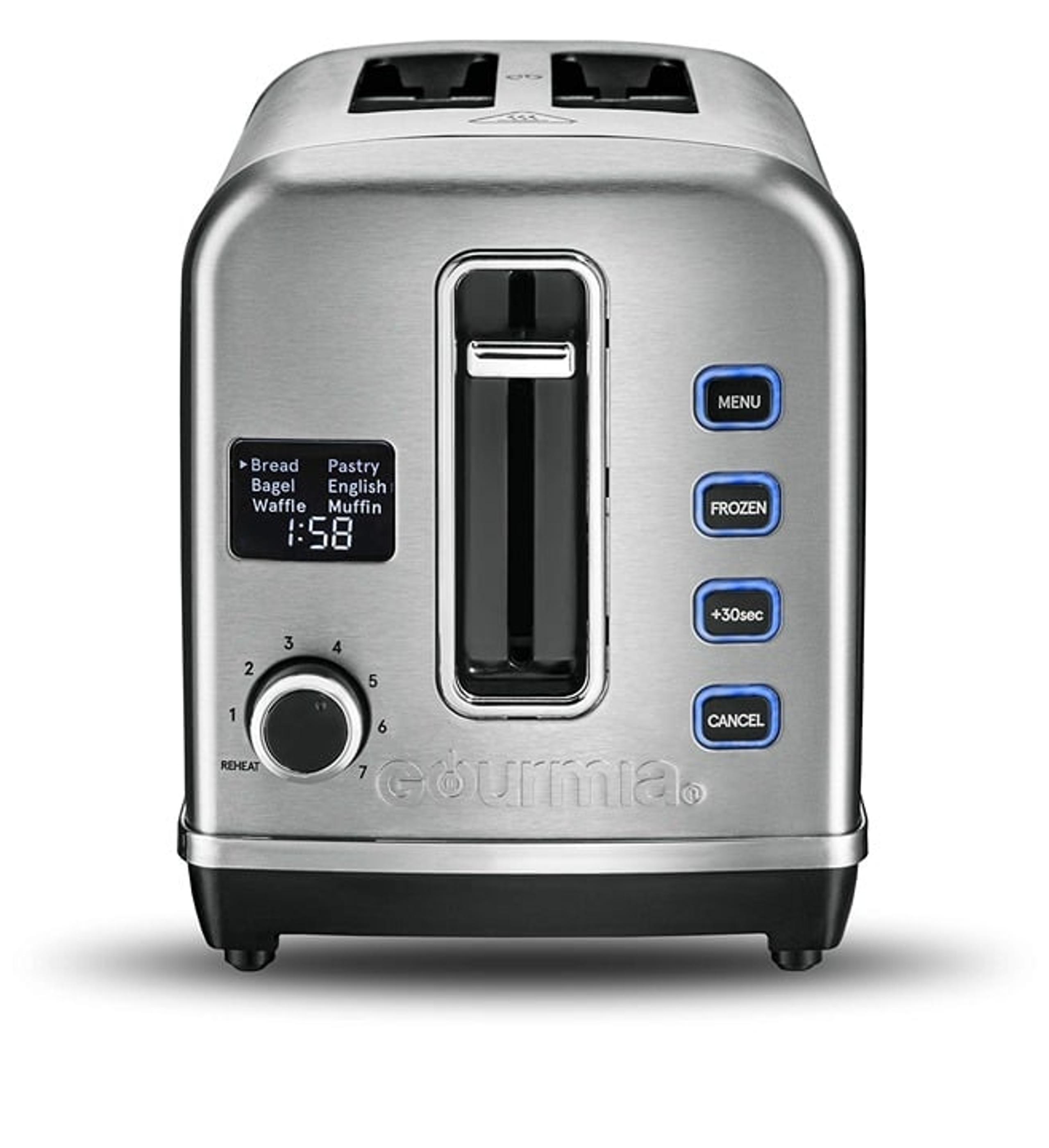 Gourmia GDT2650 Digital Multi-Function Stainless Steel Toaster