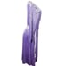 Torrid 0 Lilac Purple Dot Accent Velvet Boatneck Tie Belt Long Sleeve Midi Dress