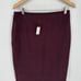 New JOHN MEYER 2PC Burgundy Plaid Polyester Lined Sz 8 Skirt Suit S6