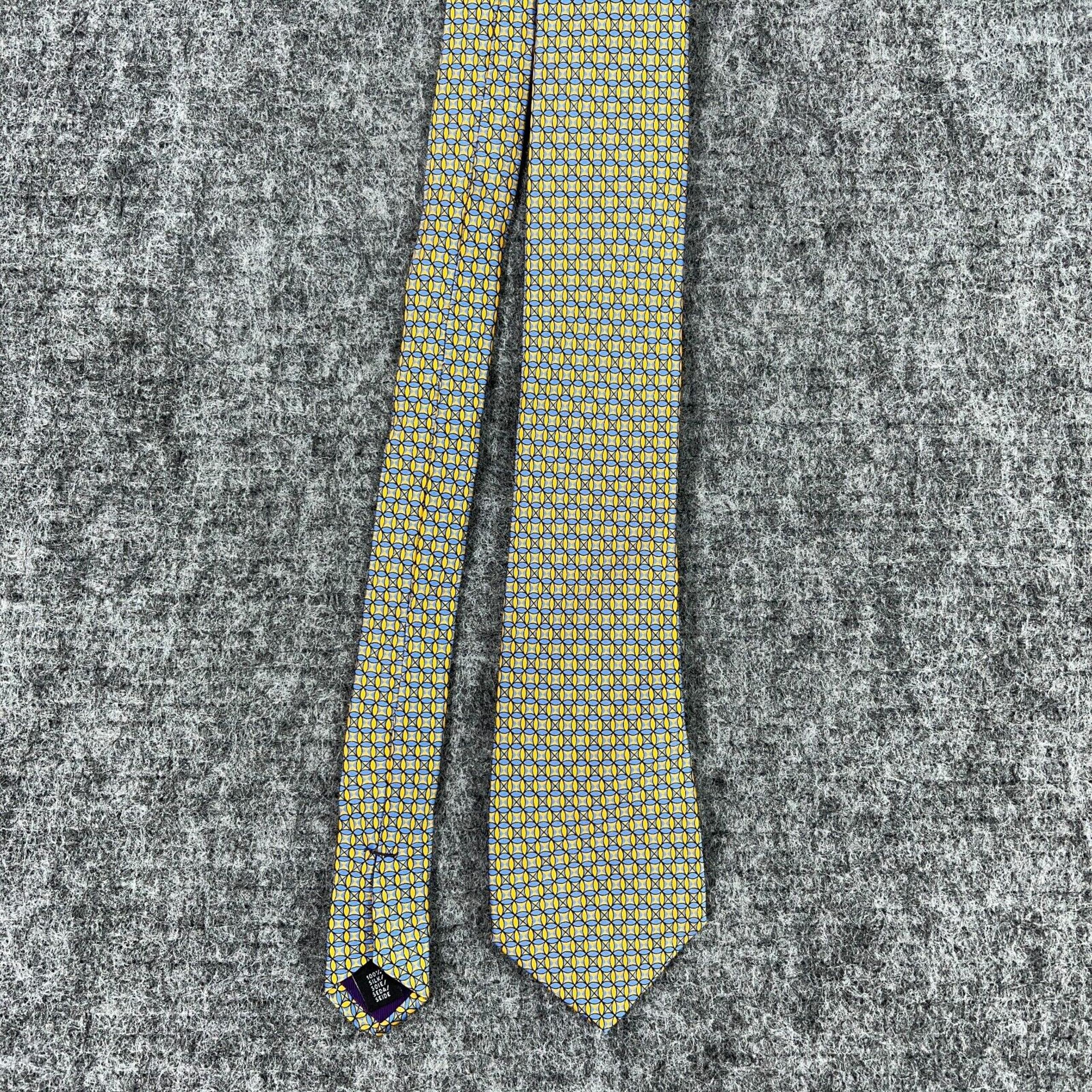 Ventura Tie Men Silk USA made Vintage 58" long 3" wide Designer