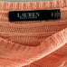 Lauren Ralph Lauren Women’s Cable-Knit Linen Sweater Short Sleeve Orange Size S