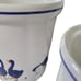 VTG Rosenthal Netter Italy Cookie Jar Lidded Canister Blue Geese Goose Farmhouse