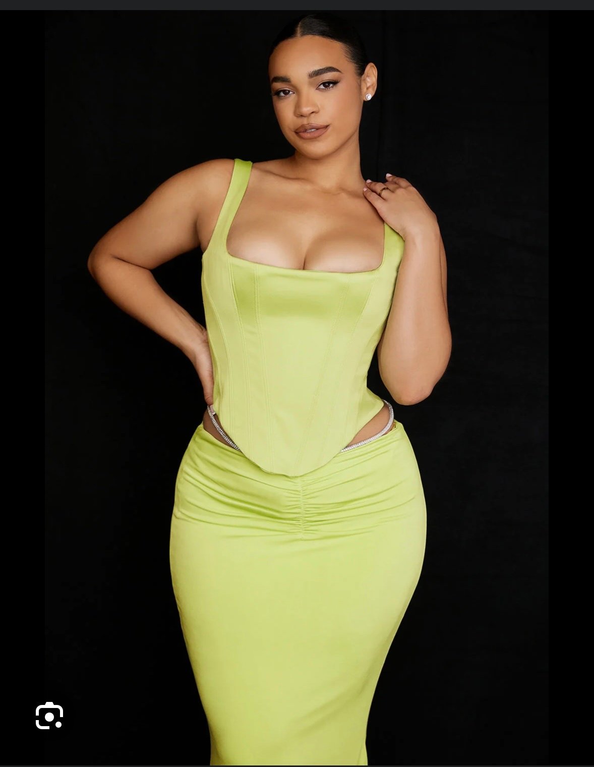 House of CB rafa corset lime