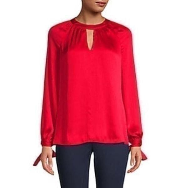 Trina Turk Women’s Water Lily Top in Crimson