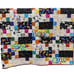 Handmade Patchwork Quilt Lap Blanket Throw Cat Theme 46” x 58” EUC