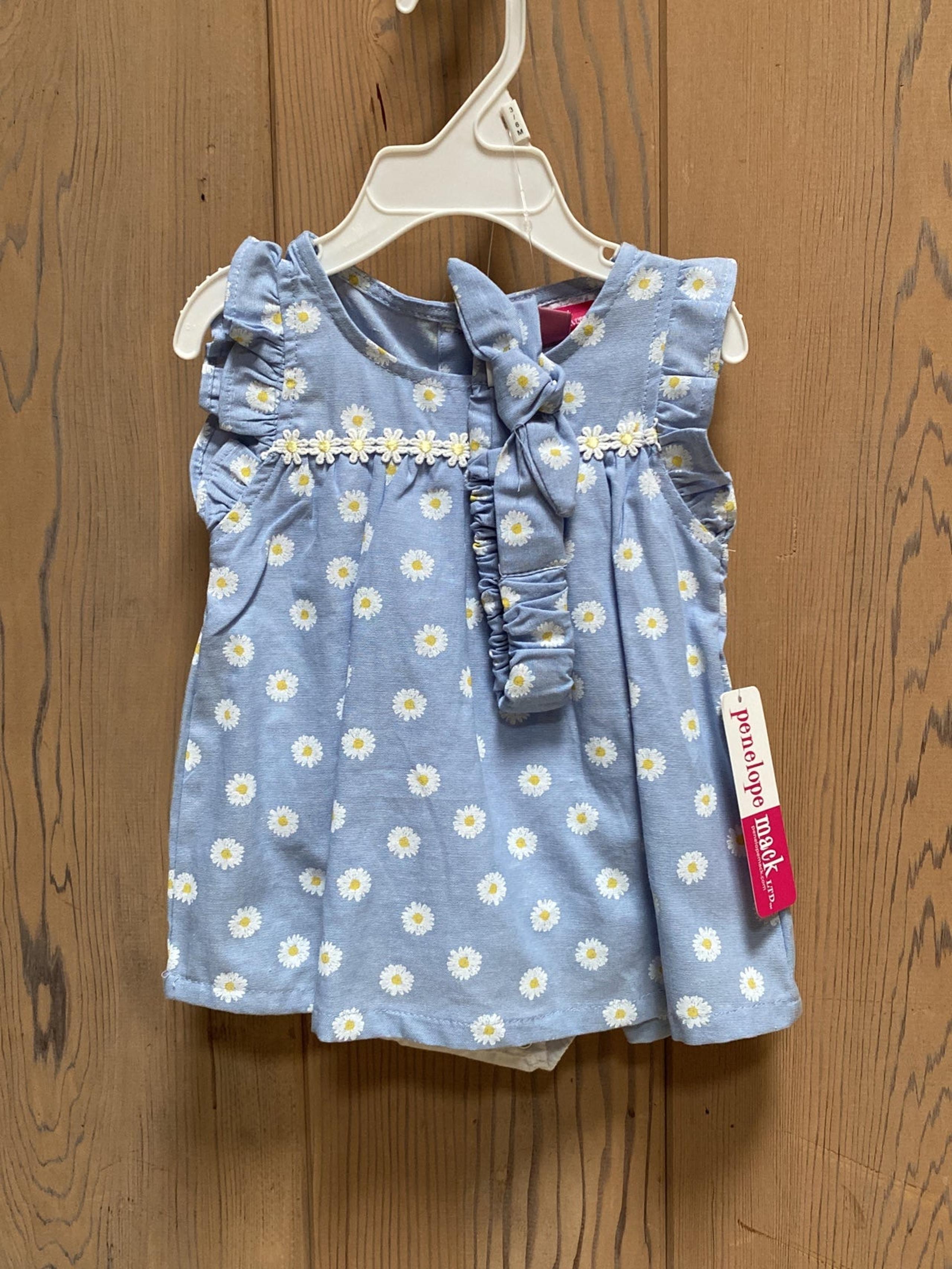 Brand New!! One Piece Dress with Matching Headband