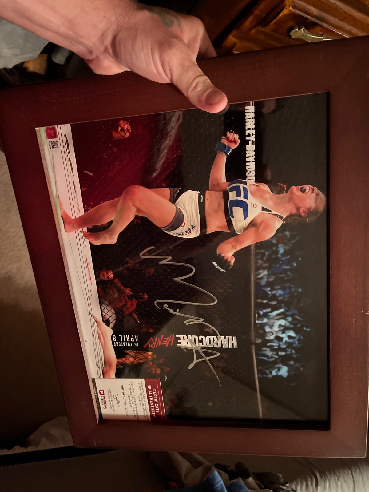 Autographed photo
