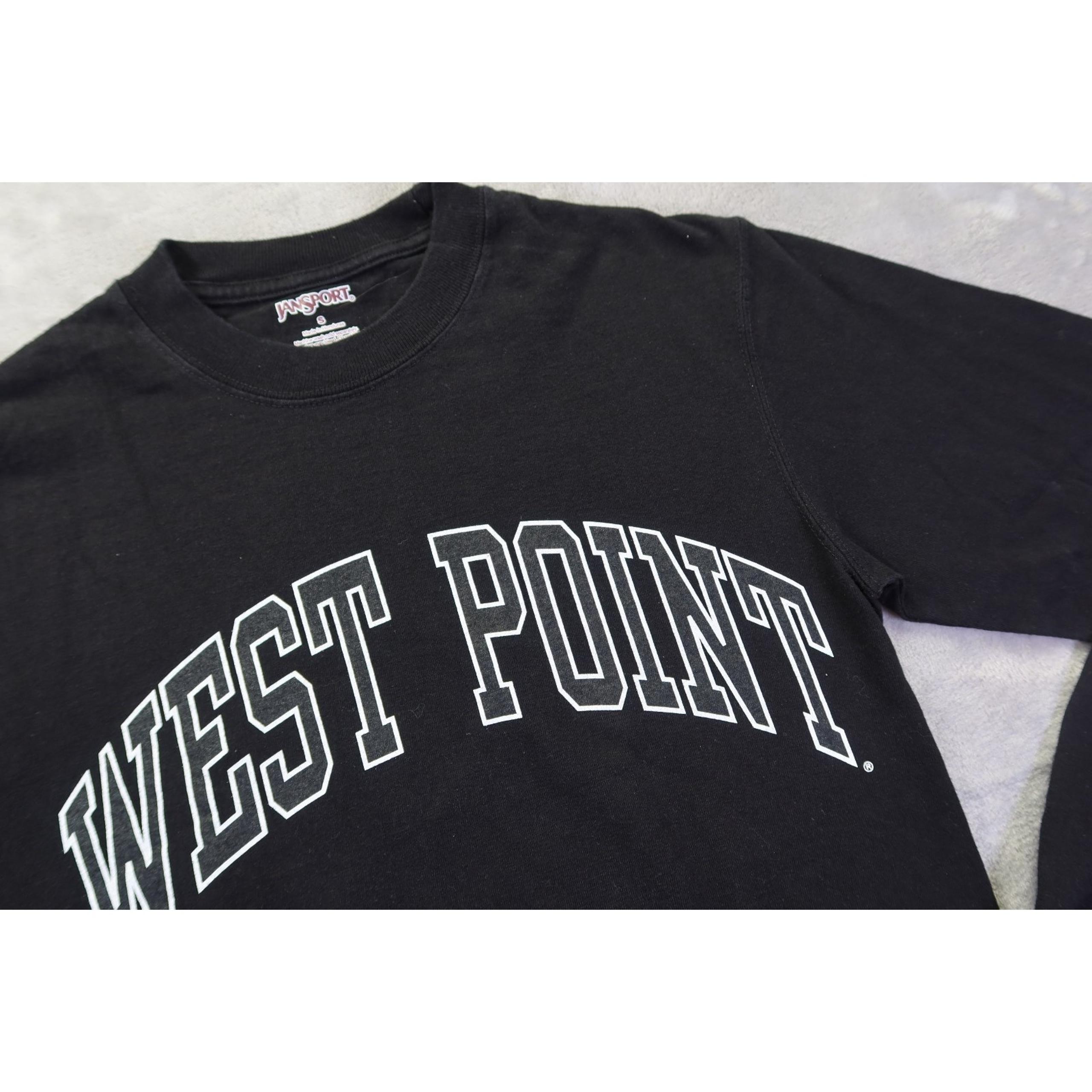 West Point United States Military Academy T Shirt Men's Size S Champion Black