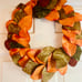 Fall Magnolia Leaves Wreath, 22”