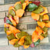 Fall Magnolia Leaves Wreath, 22”