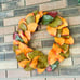 Fall Magnolia Leaves Wreath, 22”
