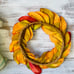 Fall Magnolia Leaves Wreath, 22”