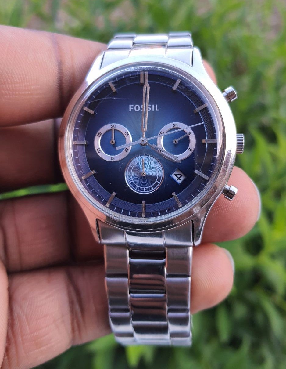 Fossil Round Watches for Men | Mercari