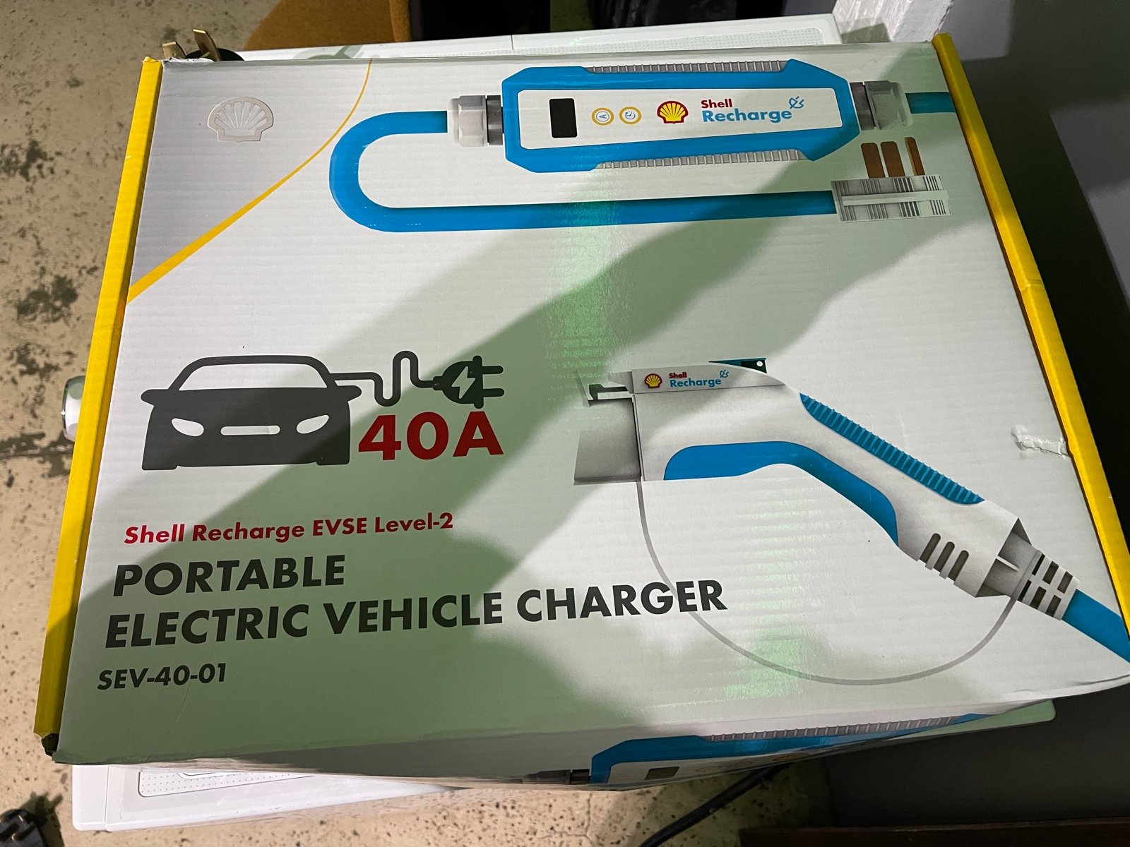 EV charger lvl 2 40 amp