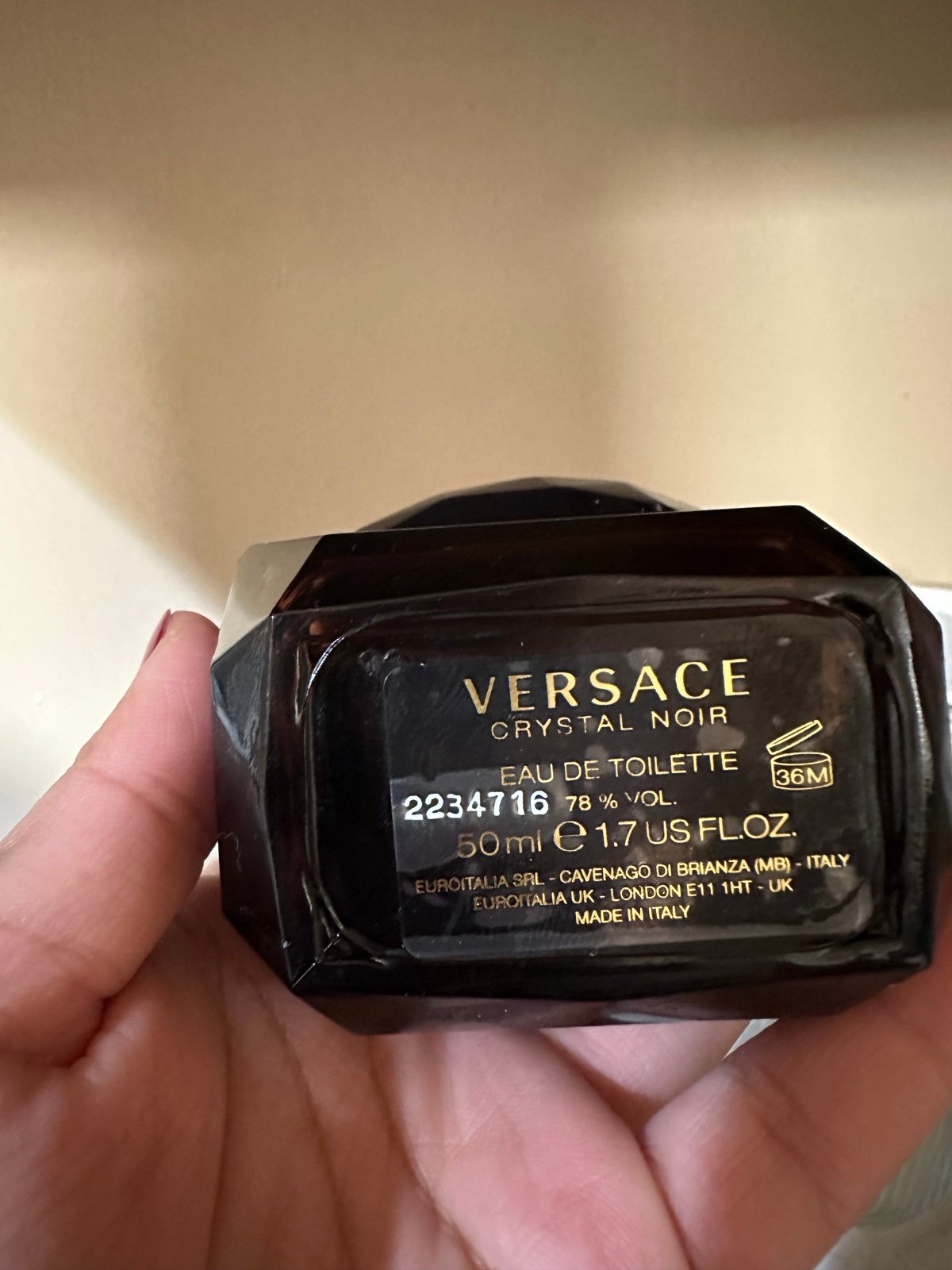 Versace crystal noir
